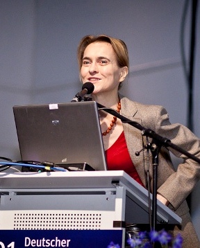 Prof. Dr. Christiane Kuhl beim Röntgenkongress 2010